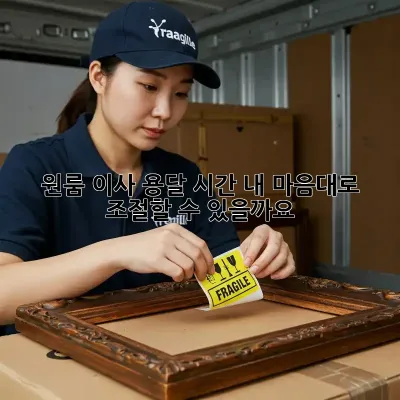 원룸 이사 용달 시간, 내 마음대로 조절할 수 있을까요?