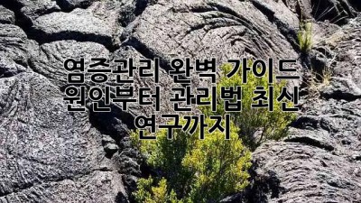 염증관리 완벽 가이드🔥: 원인부터 관리법, 최신 연구까지!