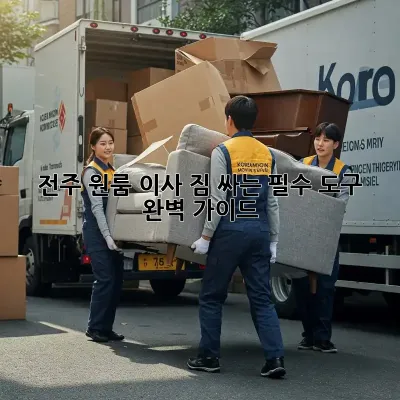전주 원룸 이사, 짐 싸는 필수 도구 완벽 가이드!