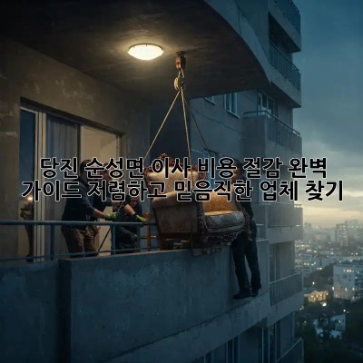 당진 순성면 이사 비용 절감 완벽 가이드! 저렴하고 믿음직한 업체 찾기